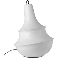 Karman Außenstehleuchte Lady D, Höhe 89 cm, weiß, Fiberglas