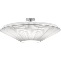 Bover Siam 80 taklampa, nickel/vit, plast