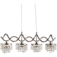 Alfa Pendellampa Kalea med 4 lampor och glashängslar