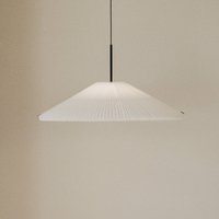 New Works LED-hänglampa Nebra, Ø 70 cm, vit, anpassningsbar