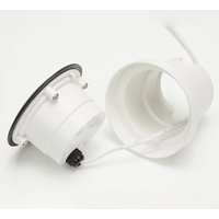 Fumagalli Lampe encastrable sol LED Ceci 120-2L en noir CCT