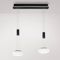 Q-Smart-Home Paul Neuhaus Q-ETIENNE LED hanging 2-bulb, black