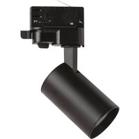 MEGAMAN LED spot Marco 2 Mini, three-circuit track, black, 2,800K