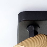 Brilliant Marty spotlight sand/gold/black 4-bulb