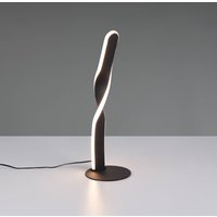 Reality Leuchten LED-bordslampa Ginko, svart matt, metall, höjd 40,5 cm