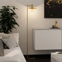 EGLO Golvlampa Escandell borstad mässing