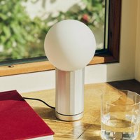 HAY TURN ON LED table lamp, aluminium, height 20 cm, dimmable