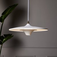 LOOM DESIGN LED-hänglampa Moja, Ø 35 cm, vit