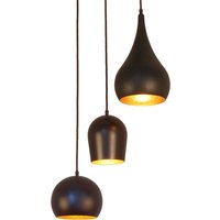 Menzel Solo pendant light, 3-bulb round