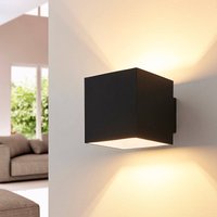 Arcchio Zuzana wall lamp, set of 2, black, G9, 10 cm wide