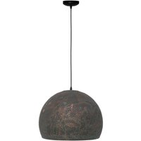 Freelight Fori hanging light, Ø 45 cm, brown, metal