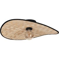 EGLO Marywell ceiling light, natural bamboo, 50 x 35 cm, E27