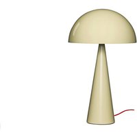 HÜBSCH Mush table lamp, sand, metal, height 50 cm