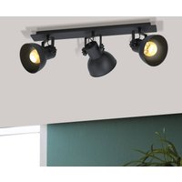 EGLO Spot pour plafond Barnstaple noir, à trois lampes