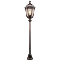 LCD Gånglampa 1123 aluminiumgjutning svart koppar