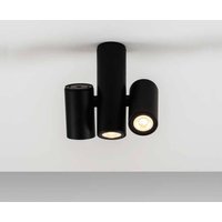 Milan Iluminación Milan Kronn ceiling spotlight, three-bulb black