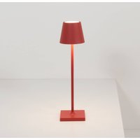 Zafferano Poldina micro battery-powered lamp IP65 red