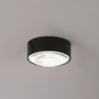 Lindby LED-downlight Siaka, svart, metall, Ø 5 cm, IP65