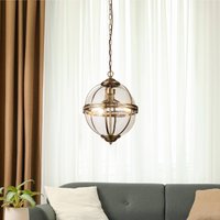 Searchlight Coronet pendant light, chrome