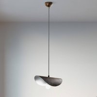 Opviq Eger pendant light, 1-bulb, antique brown, metal, E27