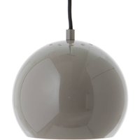 FRANDSEN pendellampa Ball, blank grå, Ø 18 cm