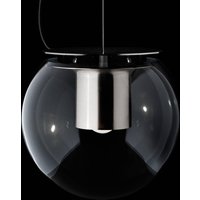Oluce The Globe pendant light, Ø 30 cm, nickel