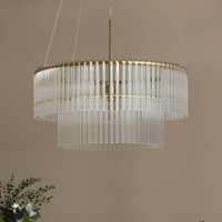 Globen Lighting hänglampa Hook 60, glas, transparent