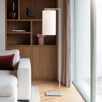 IT´S ABOUT ROMI IT'S ABOUT ROMI Golvlampa Boston, Ø 25 cm, vit/sandfärgad