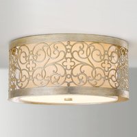 FEISS Arabesque ceiling light with double lampshade
