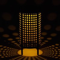 EGLO LED table lamp 48929, height 26 cm, black/beige