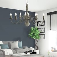 Searchlight Greythorne chandelier - 8-light