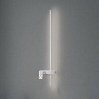 Nowodvorski Lighting Vägglampa EASY RIGHT, vit, bredd 80 cm, metall, GU10 + LED