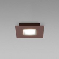 Fabbian Quarter – brun LED-taklampa 2 lampor