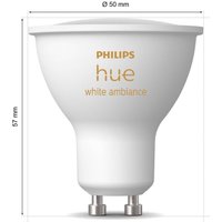Philips Hue White Ambiance reflector LED bulb GU10 4.2 W, set of 2