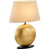 BANKAMP Mali table lamp, cream/gold, height 51 cm