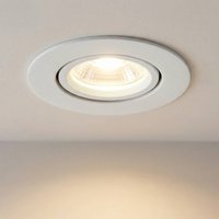 MEGATRON LED-inbyggnadsspot Decoclic GU10/GU5.3, rund, vit