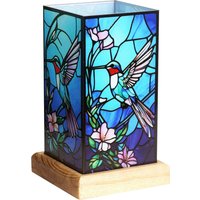 Wagner Life LED table lamp Art Light Kolibri, wooden base, acrylic, colourful