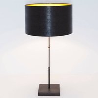 Holländer Bambus table lamp, dark brown, gold