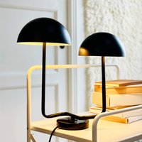 Dyberg Larsen Lampe de table Cluster, noir, métal, à 2 lampes