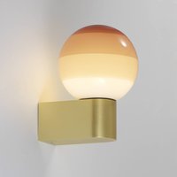 MARSET LED-vägglampa Dipping Light A1, krämfärgad/mässing
