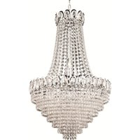 Searchlight Graciös takkrona Crystal