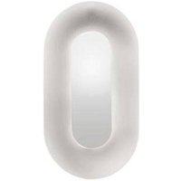 Nuura Aps Nuura LED-vägglampa Sasi, höjd 29 cm, silverfärgad, metall