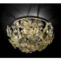 Novaresi Blommig taklampa Lotvs av muranoglas