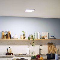 Philips Slim Surface LED 4 000 K kantig 21 cm vit