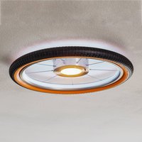 Evotec Wheel LED ceiling light, RGB, black
