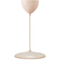 DFTP by Nordlux Artist LED pendant light, Ø 25 cm, dusty pink, metal