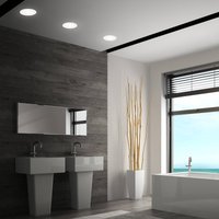 Spot wpuszczany LED 7605 IP44 3 szt. CTS biały