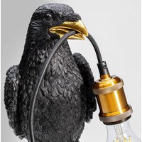 KARE Animal Sitting Crow table lamp in black