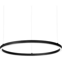 Ideallux Ideal Lux LED hanging light Oracle Slim Ø 70 cm black 3,000 K