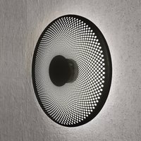 Northern Glint LED wall light, black